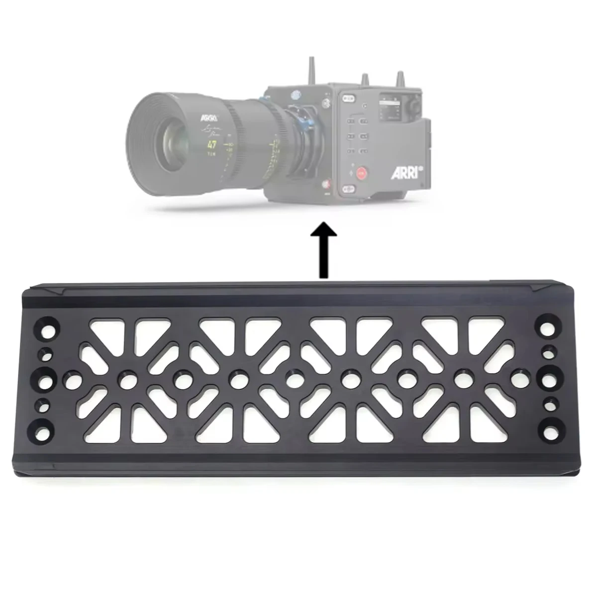 ARRI ALEXA 35 AR61 Опорная пластина Нижняя сырная пластина Легкая безопасная пластина «ласточкин хвост» для ARRI Trinity | DJI Ronin 2 | Стейдикам М2 ARRI ALEXA 35 AR61 Опорная пластина Нижняя сырная пластина Легкая безопасная пластина «ласточкин хвост» для ARRI Trinity | DJI Ronin 2 | Стейдикам М2