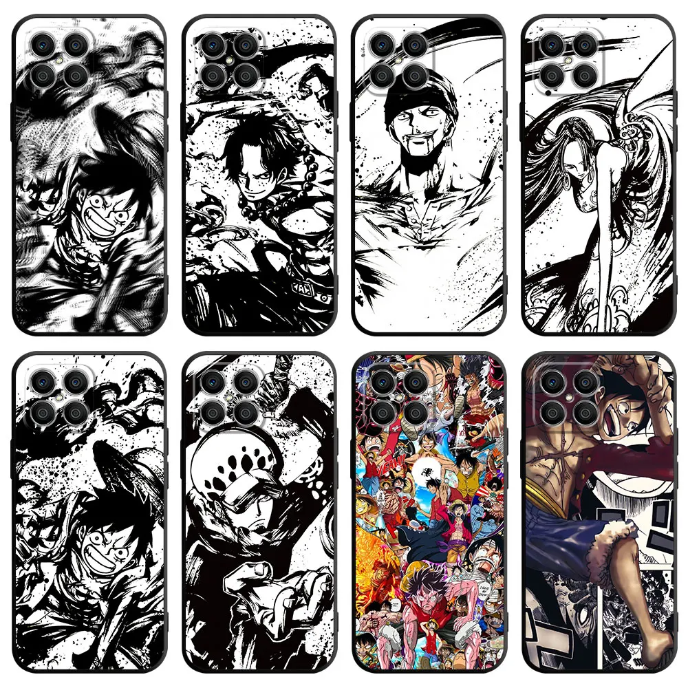 Case For Huawei Honor X8 5G 8X X8a X9a X7 90 70 50 20 X6a P60 Pro P30 Lite P Smart Z Soft Phone Cover Comics Mokey D Luffy Funda