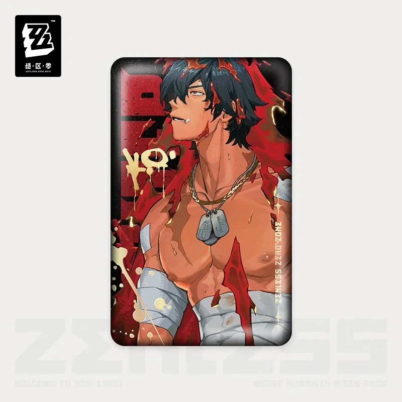 

miHoYo Game Official Zenless Zone Zero FM imaging Series Lighter Badge Acrylic Ornament Laser Ticket Set Cosplay Halloween Gifts