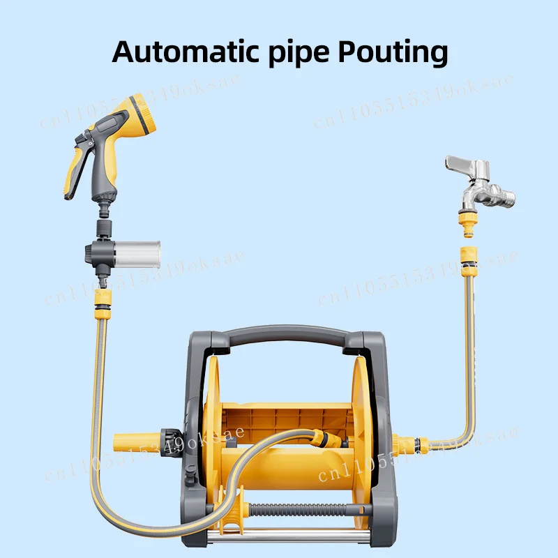 

2025New heavy-duty portable high-pressure telescopic wall mounted household garden hose reel