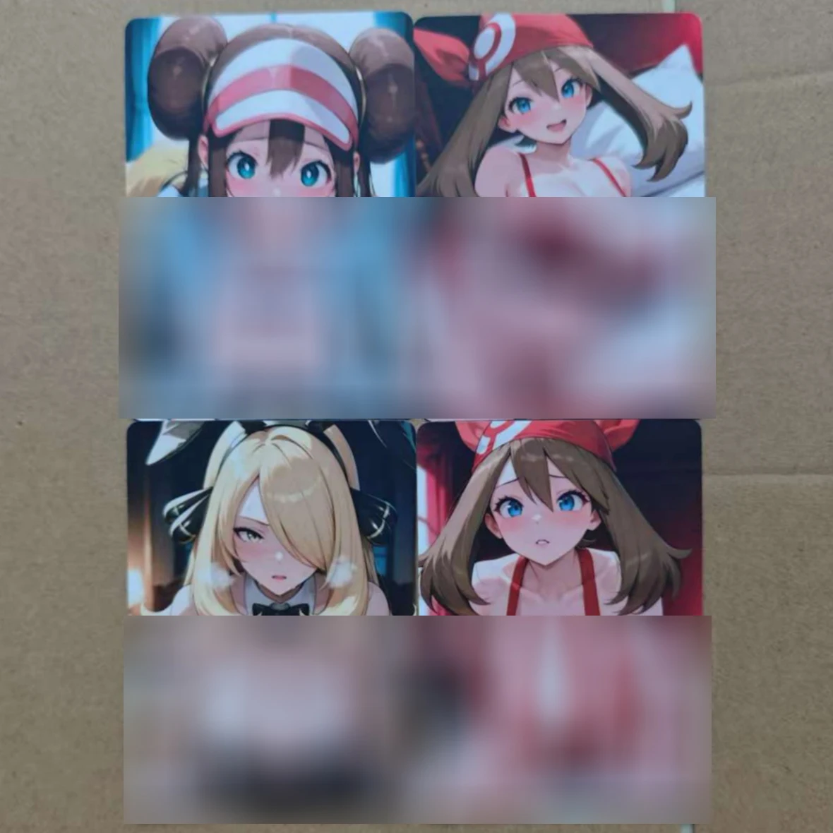 8Pcs/set Trainer Card NSFW Pocket Monsters May Iris Shirona Cynthia DIY PTCG Animation Collection Card 18+ view 4