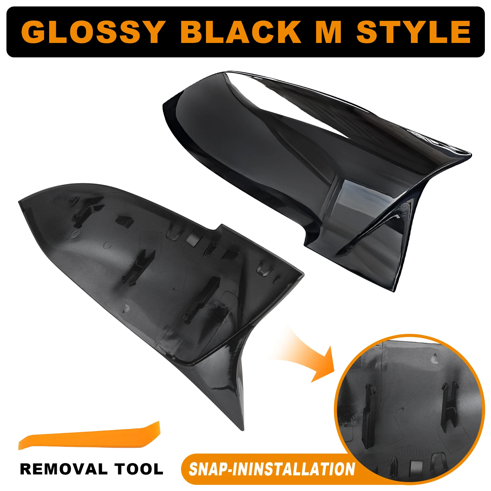 ل BMW F20 F21 F22 F23 F30 F32 F33 F36 F36 F87 M2 X1 الجناح غطاء مرآة الباب مرآة الرؤية الخلفية غطاء الخارجي مرآة السيارة اكسسوارات