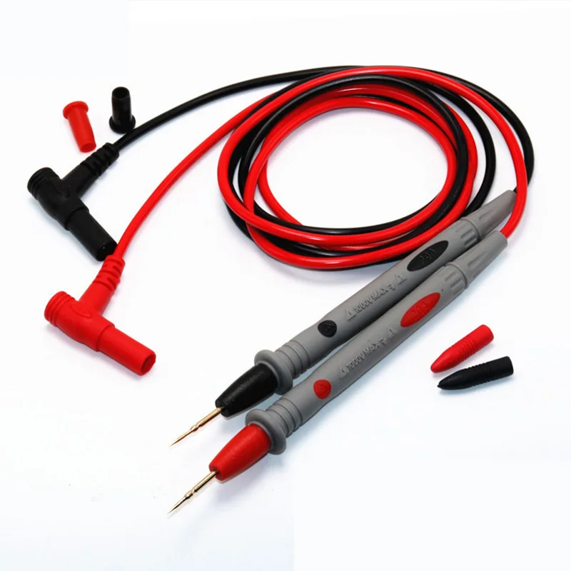 1 Paar Universele Digitale 1000V 10A 20A Dunne Tip Naald Multimeter Multi Meter Test Lead Wire Probe Pen Kabel multimeter Tester