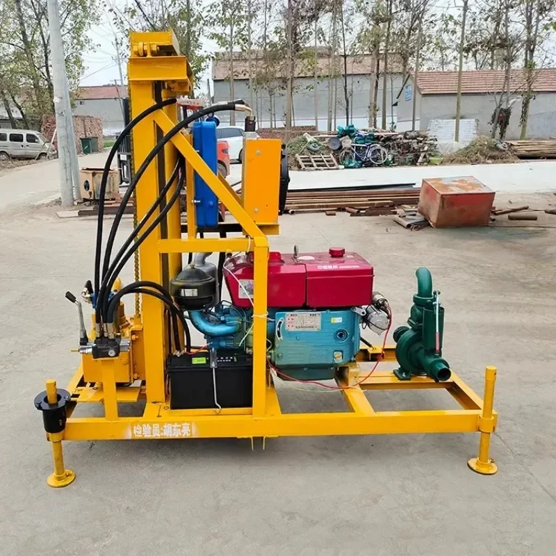 

50m 100m 200m 300m Small Handheld Borehole Rigs Hydraulic Portable Water Well Drilling Rigs Machine Mini Hot Sale