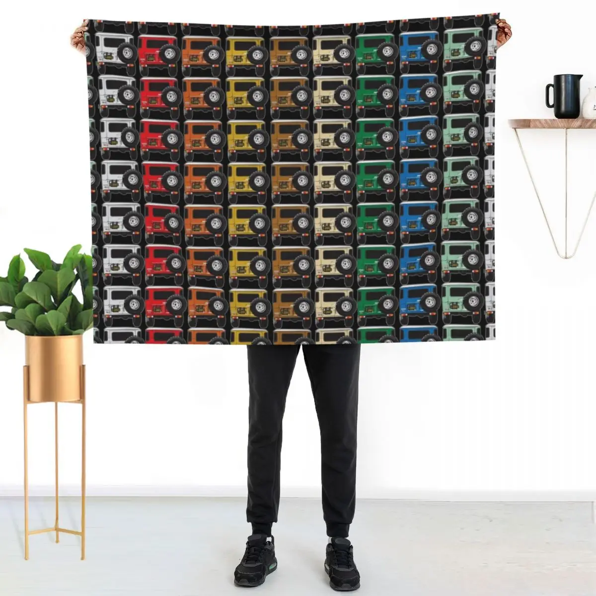 A Rainbow of Awesomeness ( 40 Series rear end) Throw Blanket Soft Comfort Blanket for Reading Watching TV