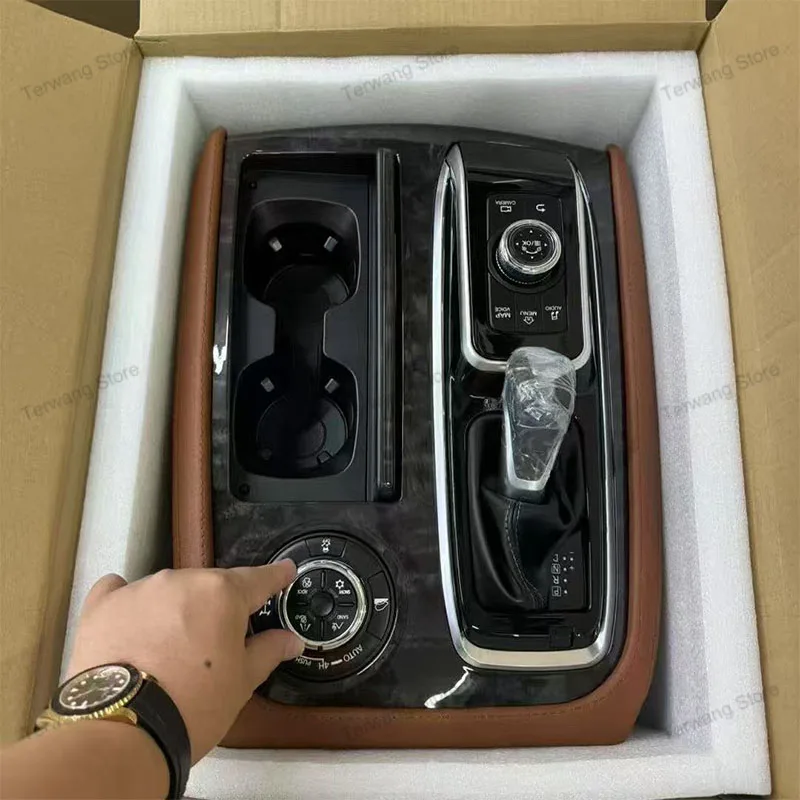 Car Radio For Nissan Patrol 2016-2021 Saddle Console Carplay Touch Screen AC Air Conditioning Vents Center Console Panel