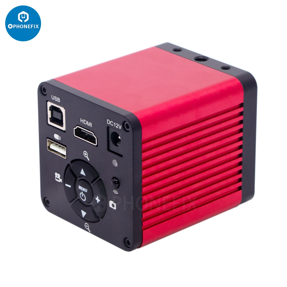 48MP 4K HDMI VGA USB 2.0 CS Mount Microscope Camera 3840x2160 1080P 60fps Industrial Camera for Machine Vision Live Broadcast