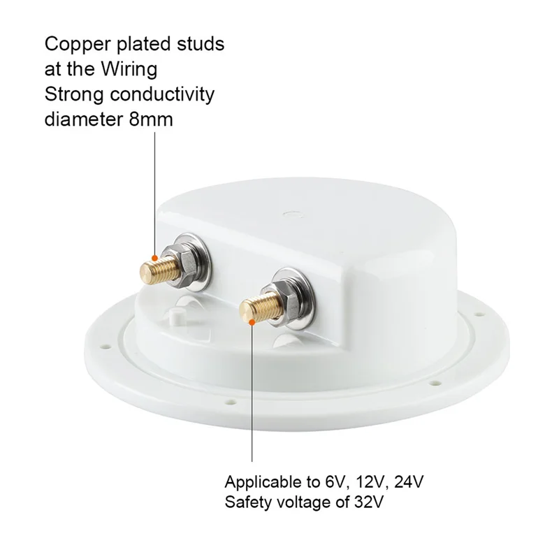 

2X Marine Fishing Fishing Line Box Electric Reel Winder Electrode Box Junction Box Electrode Box Electric Wheel Junction