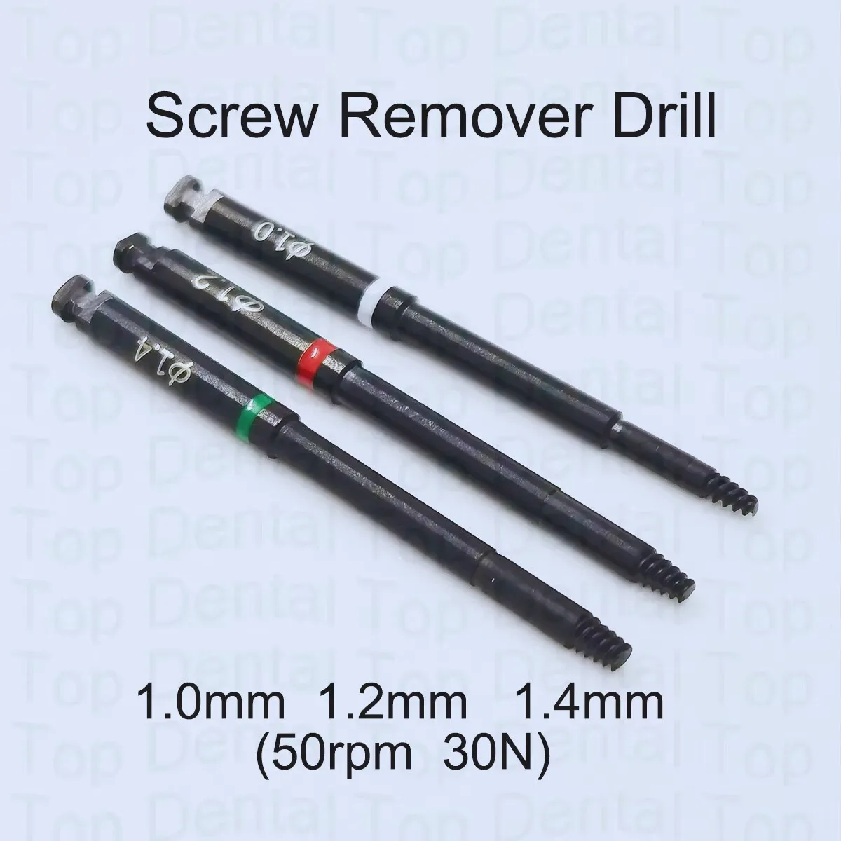 

Fractured implant screw extractor, failed fixture extractor, implant, dental screw extractor