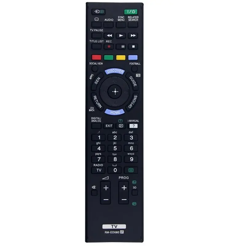 Ingenious-For Sony For RM-ED060 Remote Control Replacement For TV Models KDL-42W815B, KDL-42W817B KDL-42W828B