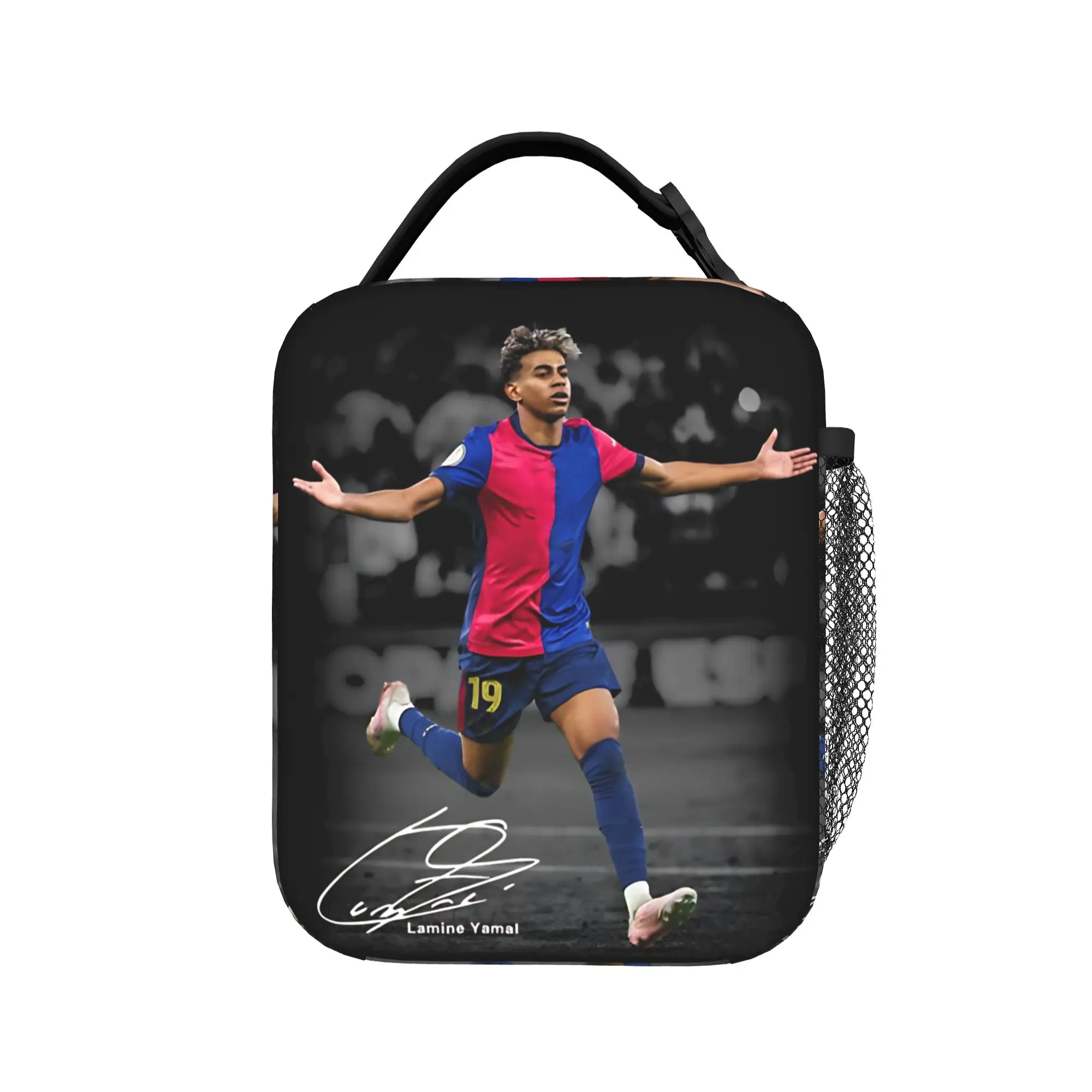 Lamine Y-Yamal Insulated Lunch Bags Thermal Bag Reusable,Meal Container Football Soccer Tote Lunch Box Food Bag School  Travel