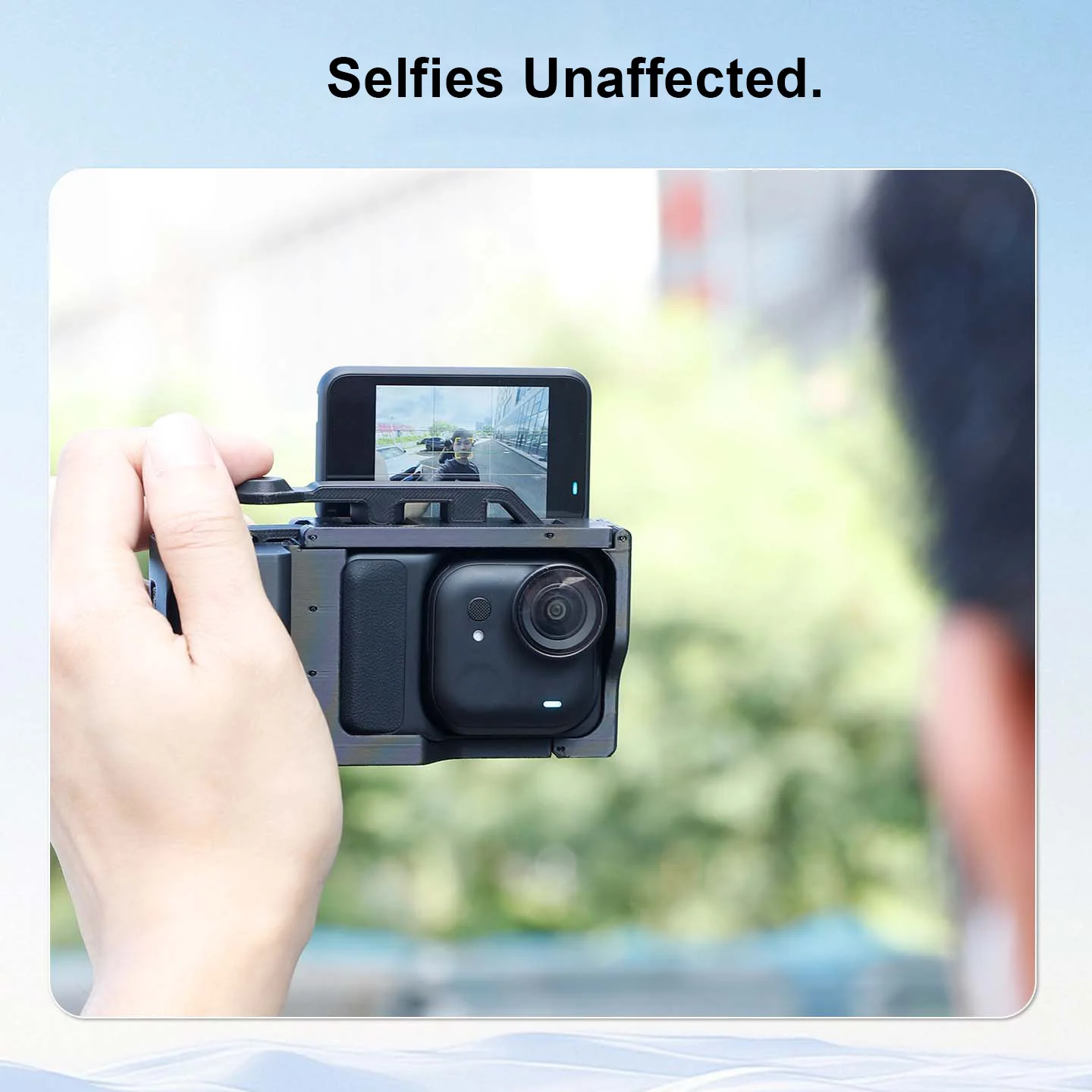 

Street Grip Vlog Holder Combo 3D Printing - Camera Grip Holder for Insta360 go Ultra, Ergonomic Vlogging Camera Accessory