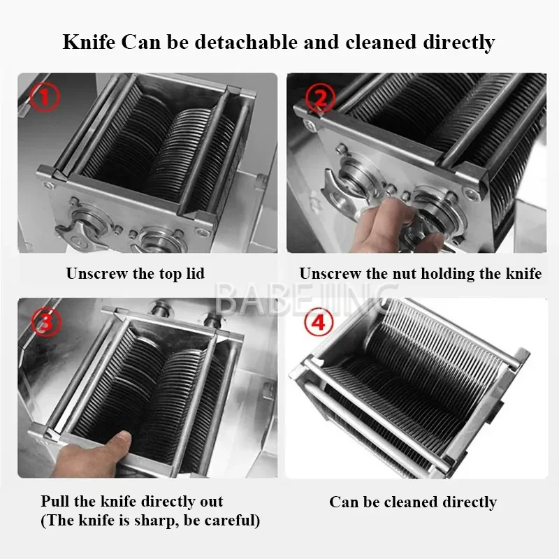 ماكينة تقطيع اللحوم الكهربائية StaiVertical، ماكينة تقطيع الخضروات ولحم البقر الأوتوماتيكية بالكامل، أجهزة منزلية من الفولاذ المقاوم للصدأ