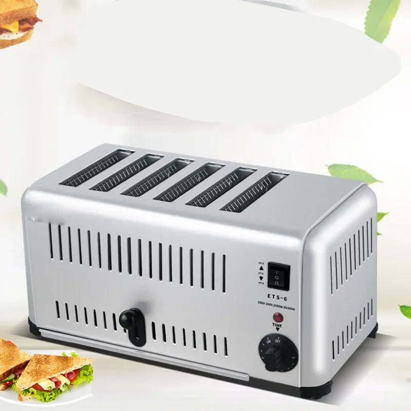 Toaster 4 Scheiben 6 Scheiben Toaster elektrische Frühstücks maschine Boden Fahrer Toast