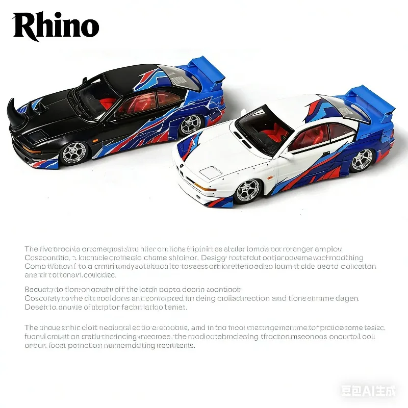 

Rhino 1:64 BMW 850CSi E31 Widebody Modified Realistic Alloy Car Model, Boys' Gift Toy, Adult Collection Decoration Item.