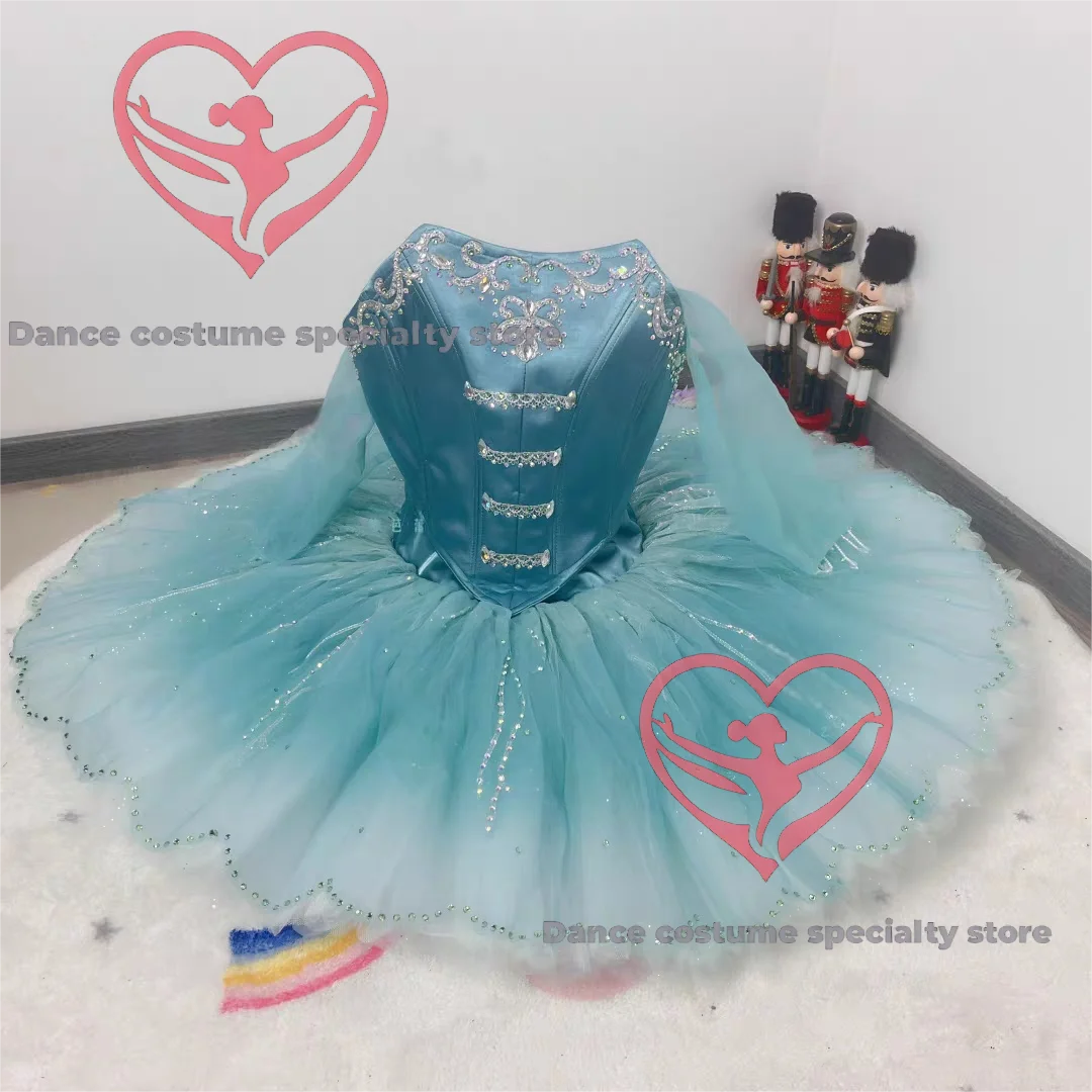 

Raymonda Tutu Skirt Ballet Costume Performance Dress, Blue Competition Dress, Professional Custom-Made for Women