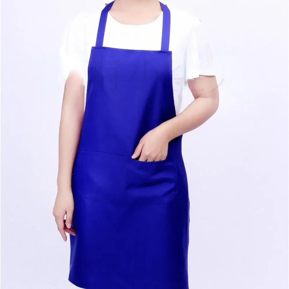 Cute PVC Kitchen Cleaning Apron Sleeveless Waterproof Cooking Baking Apron Oil Resistant Chef Apron Home Kitchen