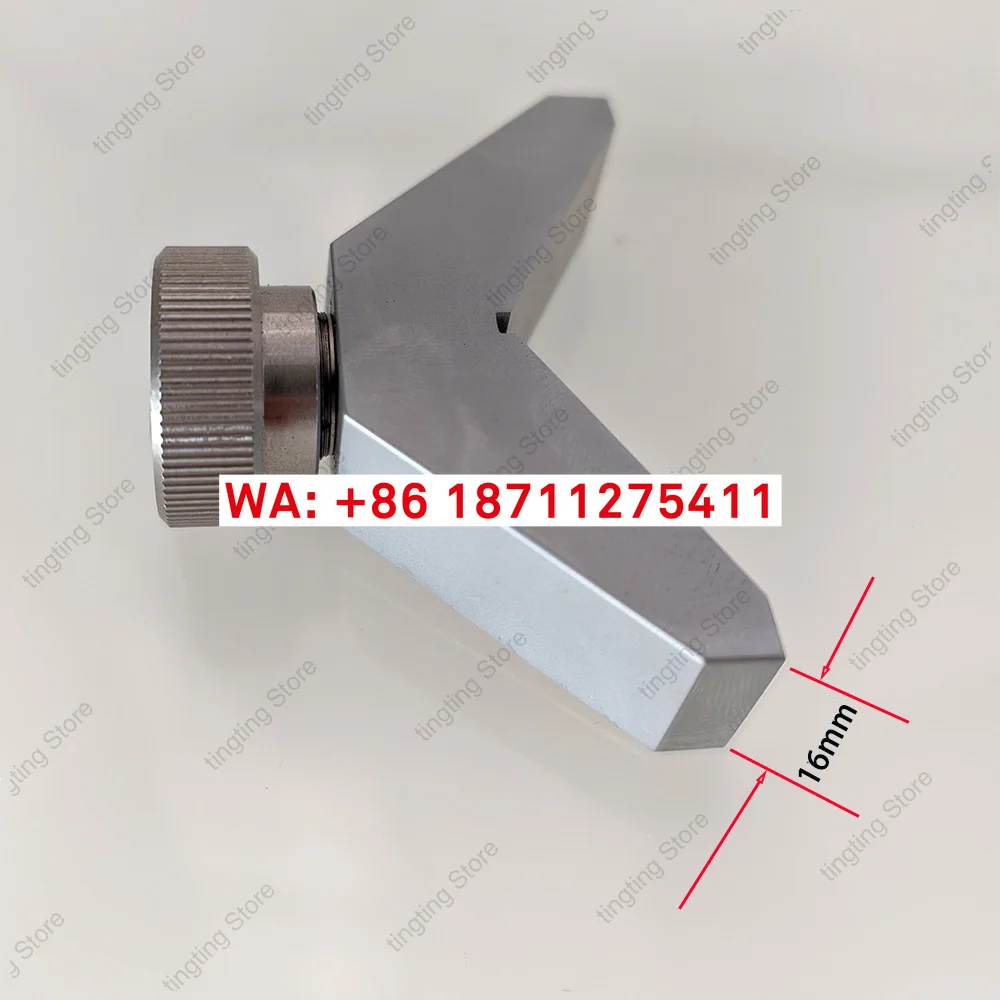 Keyway depth measurement base V-shaped 120 ° round rod shaft parallel groove consistency quick detection 8mm