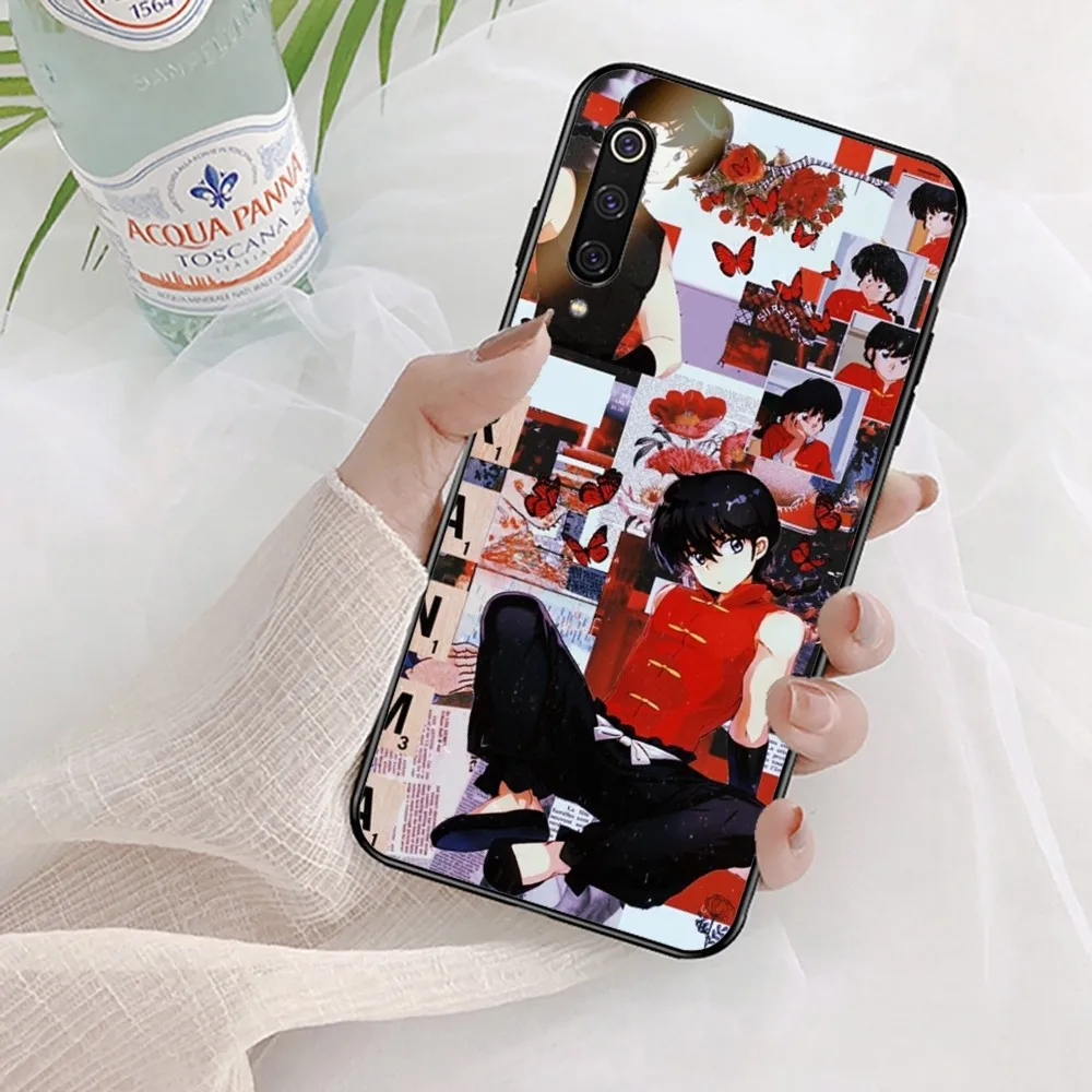 Ranma 1 2 Anime Phone Case For Xiaomi Mi 5X 8 9 10 11 12 lite pro 10T PocoX3pro PocoM3 Note 10 pro lite