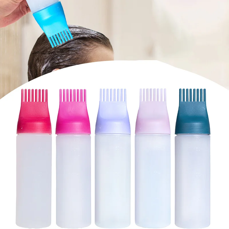 1 Stück 170 ml Kunststoff-Squeeze-Applikator-Flasche für Haaröl, Farbstoff, Haarfärbung, Shampoo, Trockenreinigung, Friseur