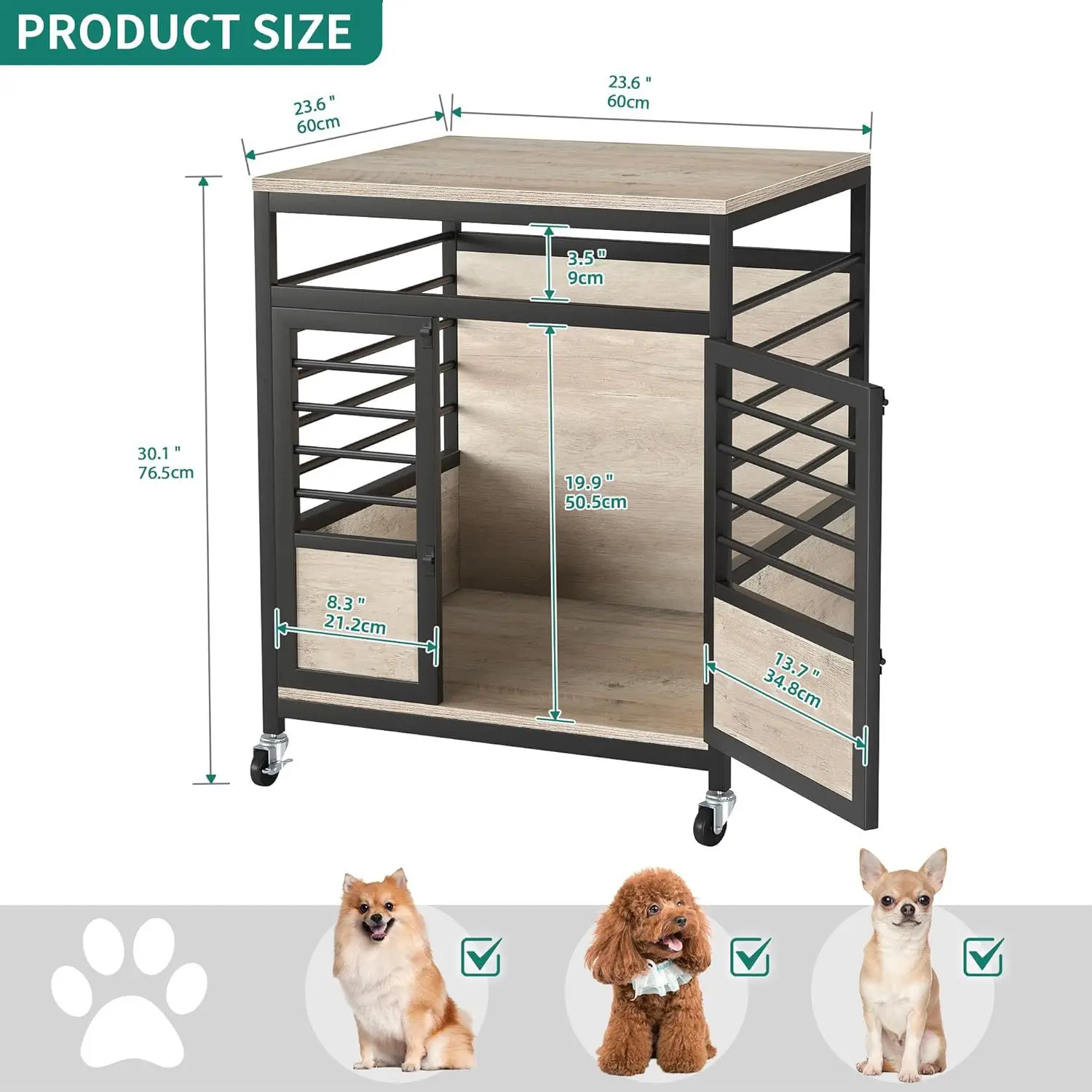 Indoor simple and durable pet dog cage Household large, medium and small pet dog isolation fence