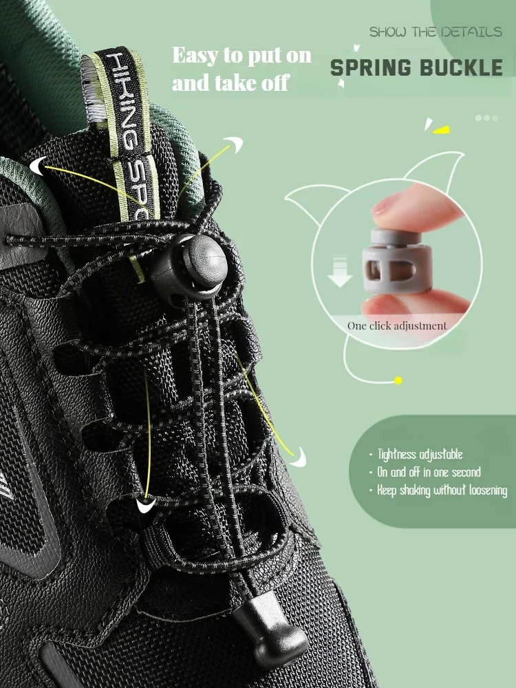 Elastic round Tennis Shoelaces without Ties Quality Lock Sneaker Laces Adult & Kids Rubber Bands for Shoes - 1 Pair