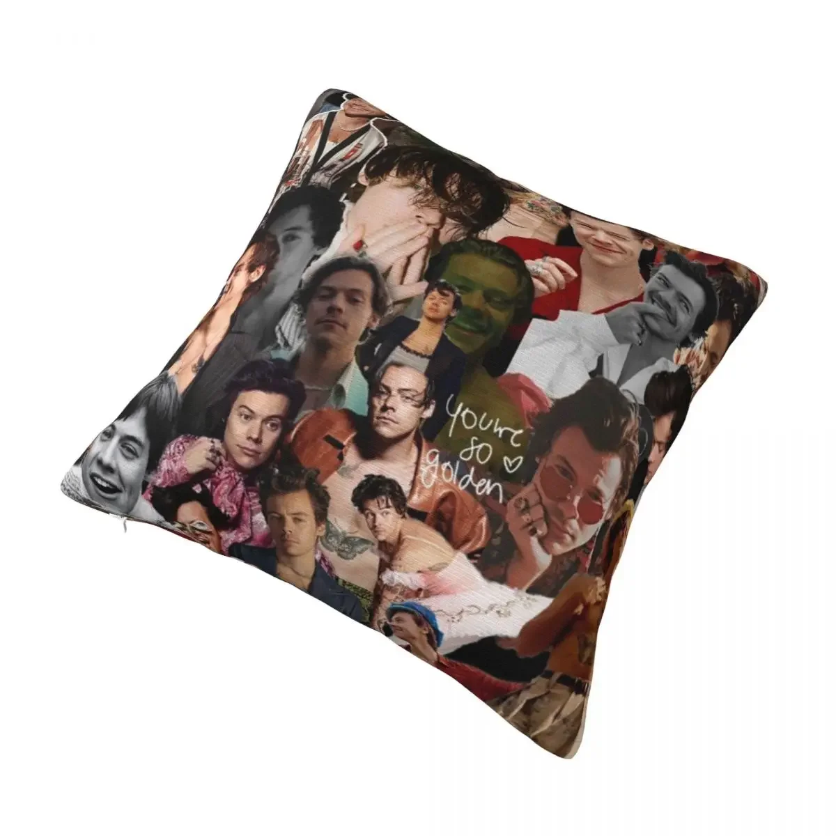 Harrys Pillowcase Printing Polyester Cushion Cover Decor Styles Throw Pillow Case Cover Home Square 40*40cm