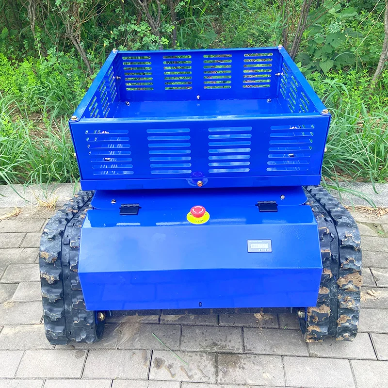 جزازة العشب المخصصة متعددة الوظائف التي يتم التحكم فيها عن بعد مع مسارات مطاطية زراعية حاصلة على شهادة CA EPA #4