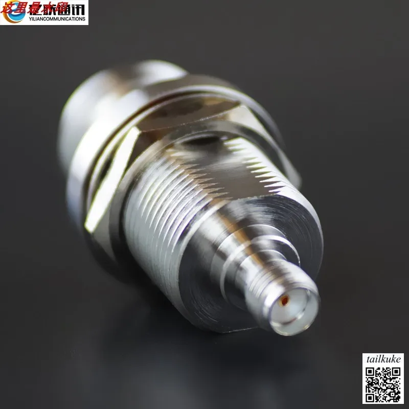 RF Coaxial Connector: N/SMA-KYK, SMA/N-KKY (N-Female to SMA-Female Bulkhead Adapter)