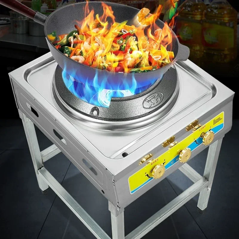 Stainless Steel Fierce Stove High-pressure Civil Military Gas Stove Single Stove Liquefied Gas Flameout Protection Fire