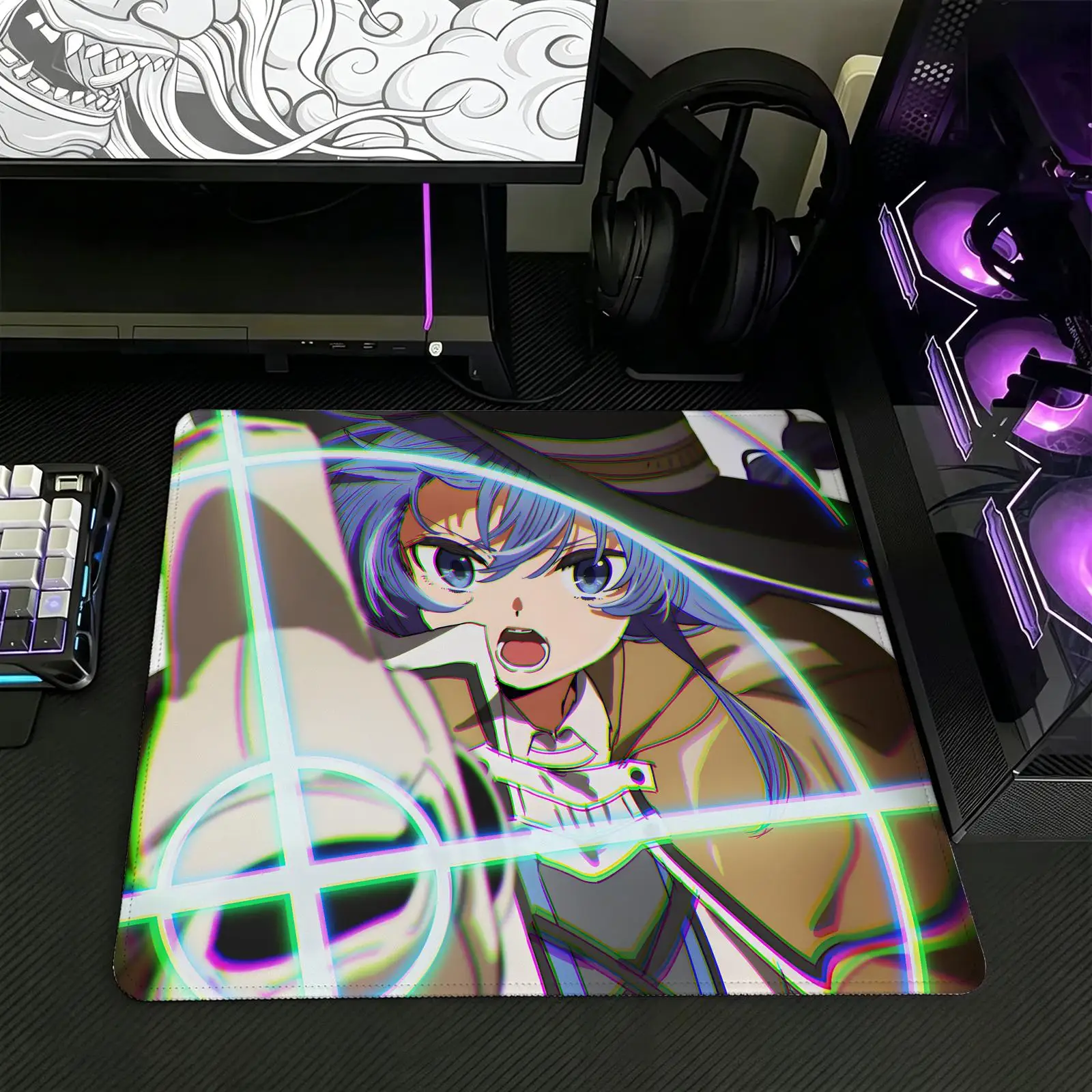 Mushoku Tensei Mouse Pad Regular gaming mouse pad  Office mouse pad Laptop desk mat Stitched edge S/M/L size mouse pad