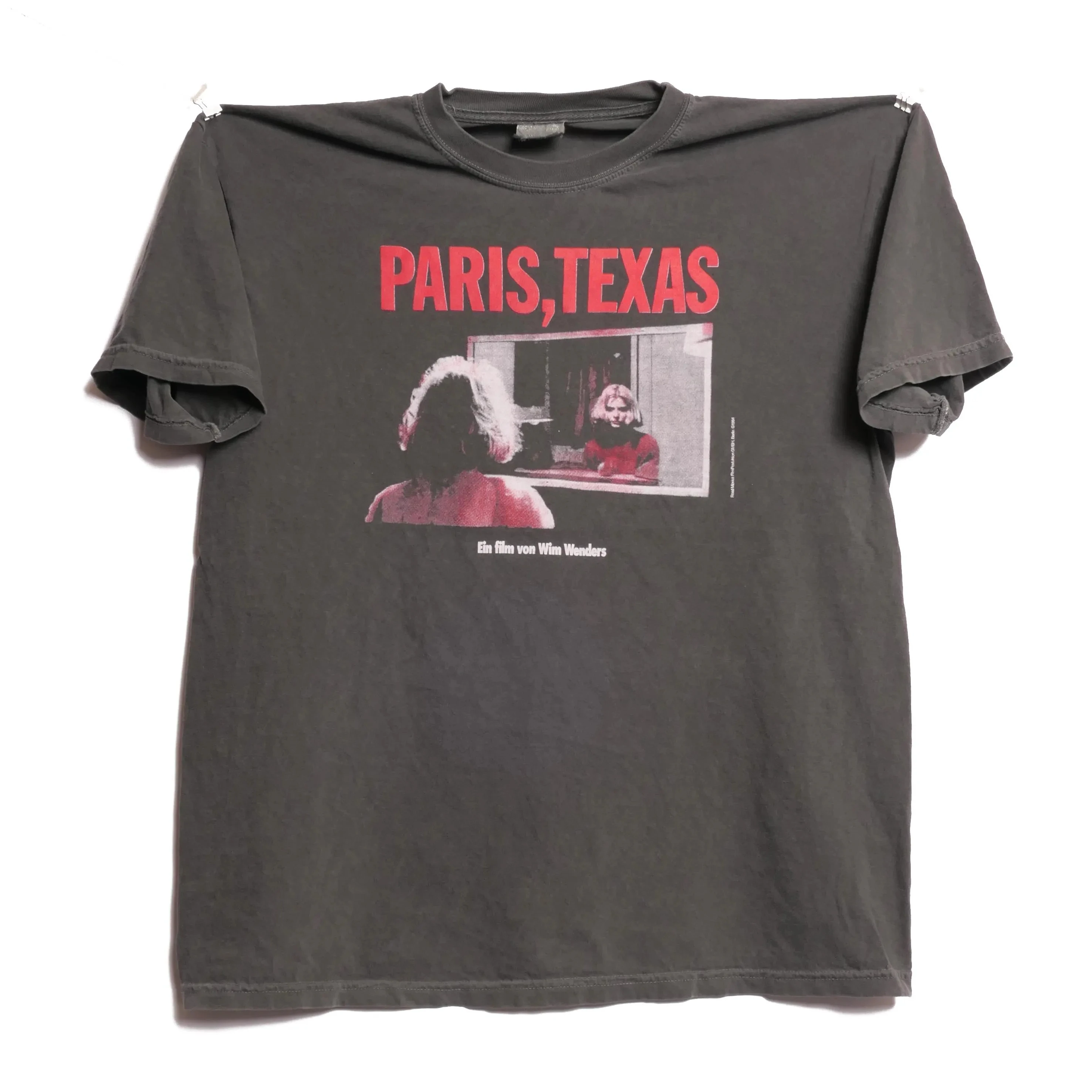 

Plus Size Summer Women's Retro Paris Texas T-Shirt Cotton Breathable Stylish Versatile Street Style Oversized