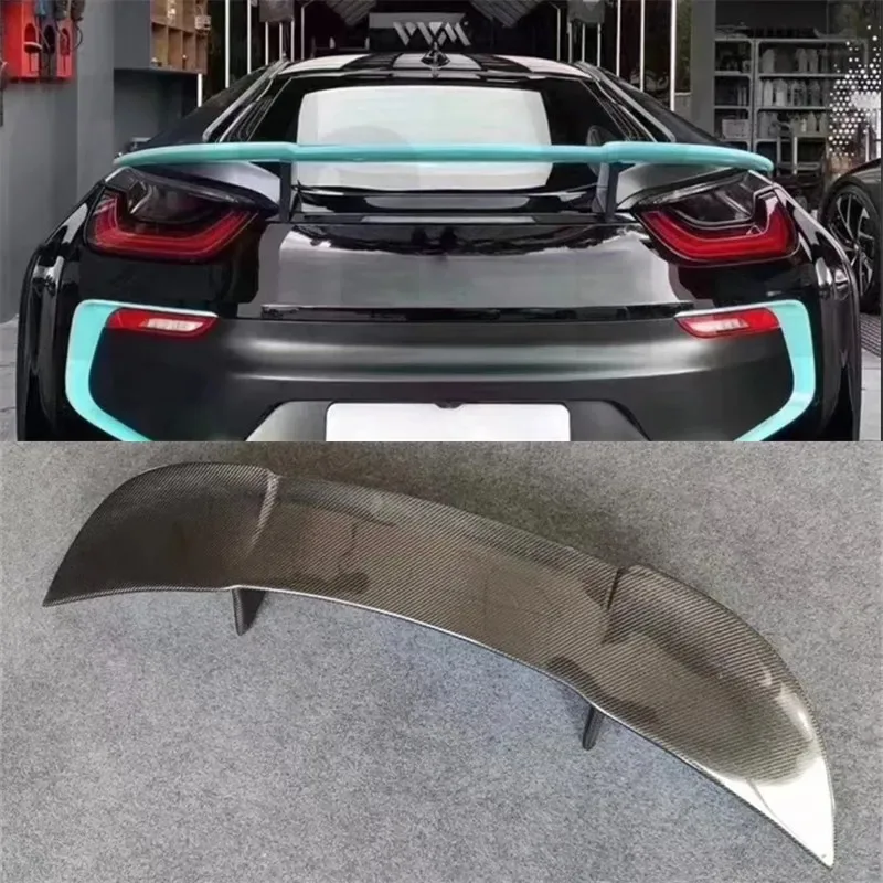 

For BMW i8 Real Carbon Fiber Tail Wing Spoiler Kit