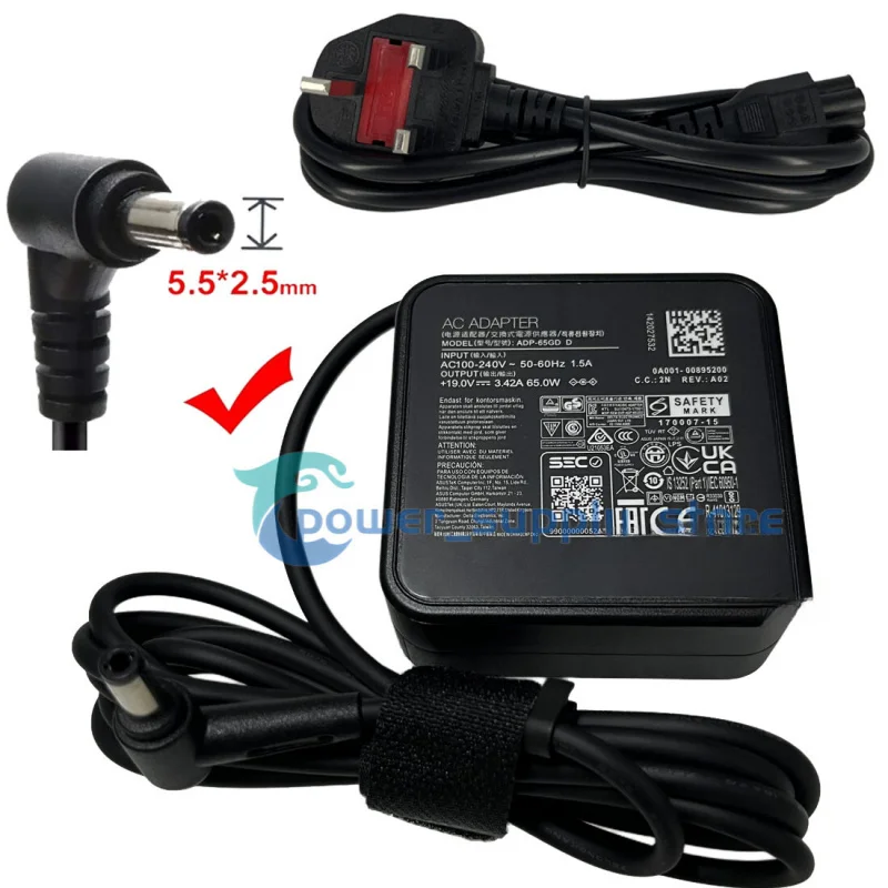 

19V 65W AC Adapter Power Supply Charger For Asus k551l K551LA K551LB K551LN