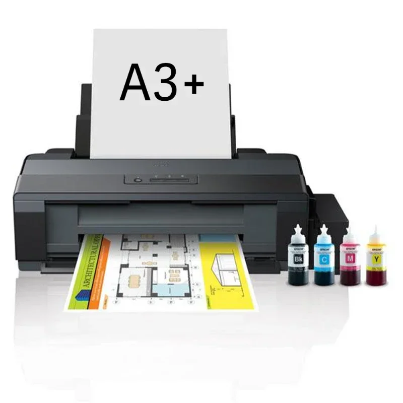 Original New L1300 inkjet printer A3+ size 4 colors automatic ultra low cost printing for sublimation