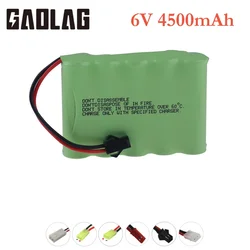 6v 4500mAh NiMH batteria per RC giocattoli auto serbatoi camion robot barche pistole batteria AA 6v 3000mah batterie Pack JST/SM/Tamiya/EL-2P