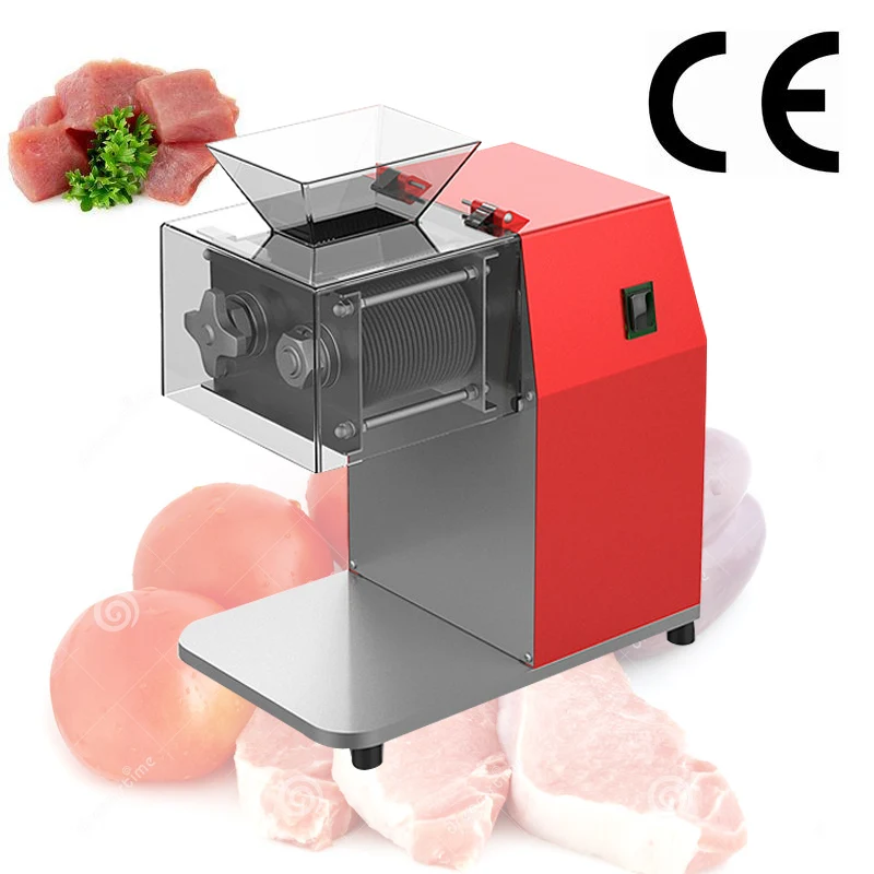 

Electric Meat Cutter Commercial 220v 110v Stainless Steel Multi-functional Meat Slicer Shredded Minced Meat Machine