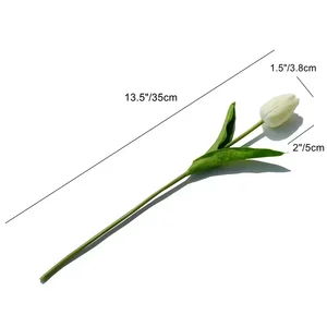 3/5 adet lale çiçek, yapay buket gerçek dokunmatik çiçekler sahte dekorasyon malzemeleri düğün ev dekorasyon çiçek sevgililer günü Mini lale yapay №3'ün en iyi 10 satışı