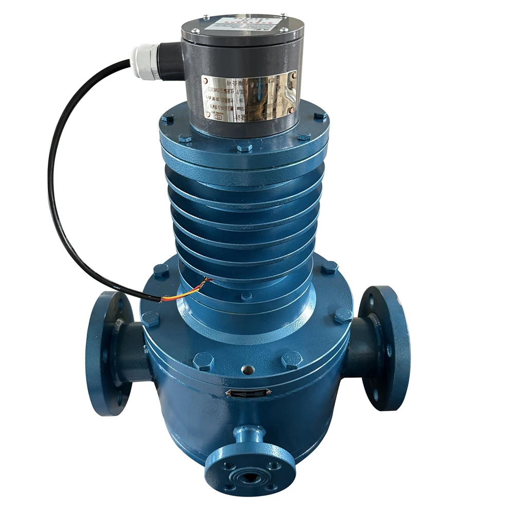 

DN65 Stainless Steel Flow Meter High-Temperature High-Viscosity Jacket Cast Steel 4-20mA Oval Gear for Asphalt Bitumen