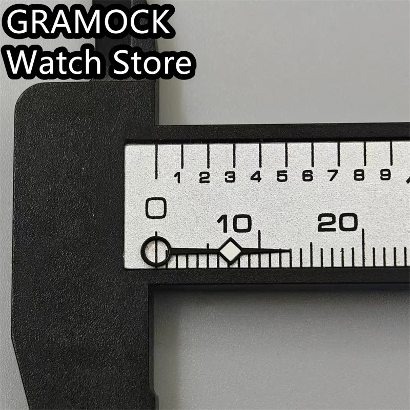 ساعة GMT مضيئة ، أسود ، أزرق ، أخضر ، أحمر ، برتقالي ، ذهبي ، ذهبي وردي ، أيدي ، حركة NH34 ، مناسب #6