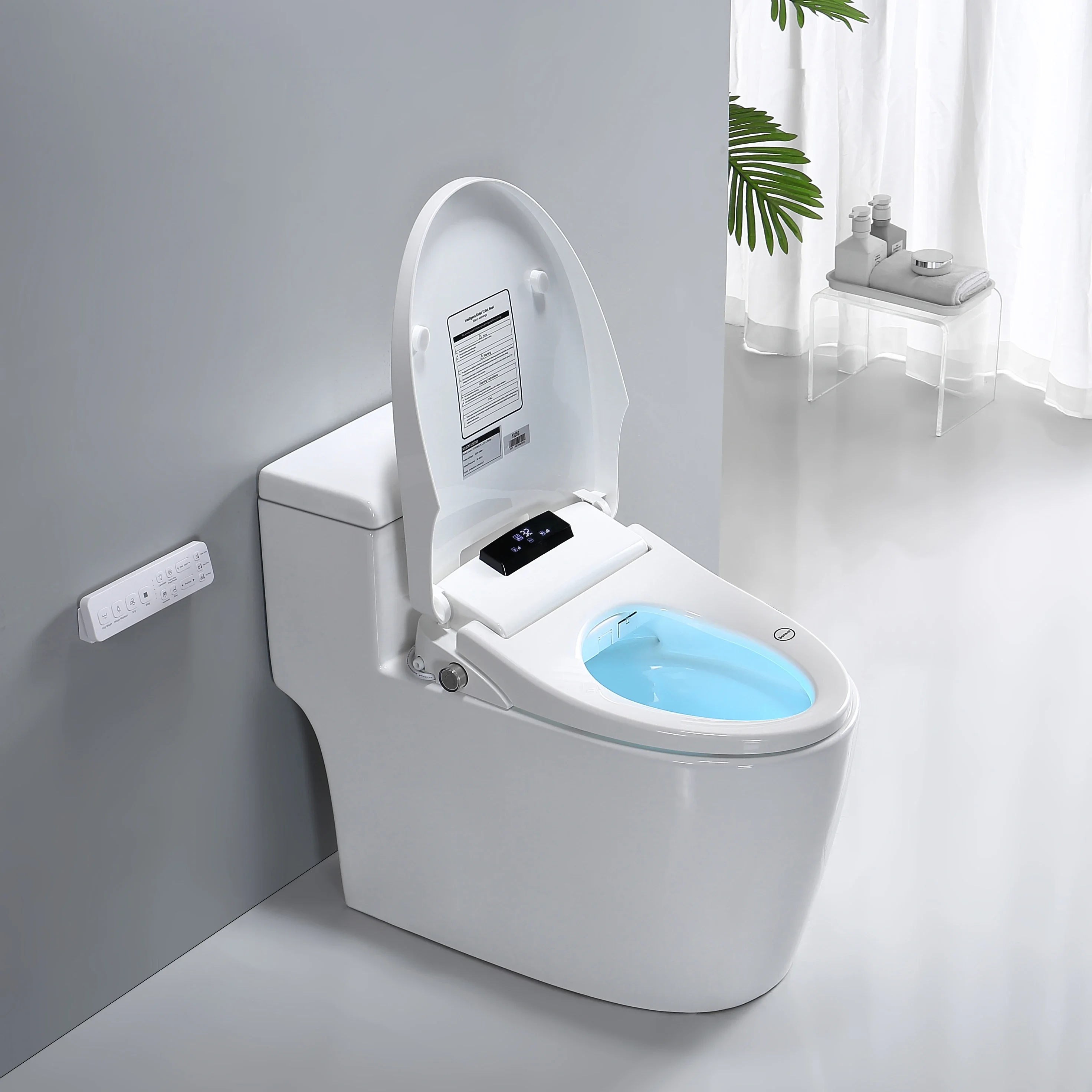 Auto Open Bidet Cover Smart Toilet Seat intelligent Toilet Electric heated toilet seat cover