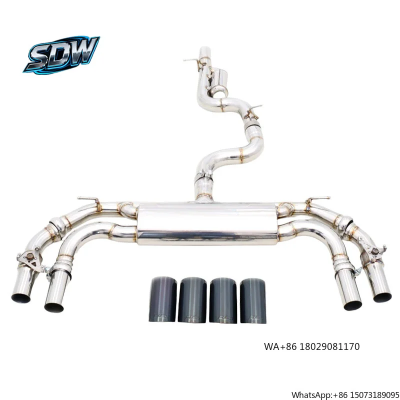 

Спортивная выхлопная система SDW OEM/ODM для S3/S4/A4L/A6L/S6/S7/RS6 с зеркально полированными наконечниками из нержавеющей стали толщиной 1,5 мм, гарантия 1 год