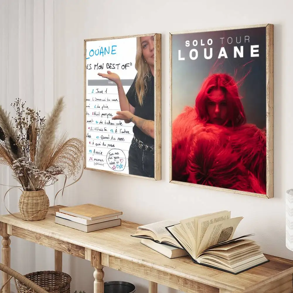 المغني Louane Tiens mon أفضل اللوحات الزخرفية الملصقة مناسبة لغرف المعيشة وغرف النوم والمكاتب والحانات #5