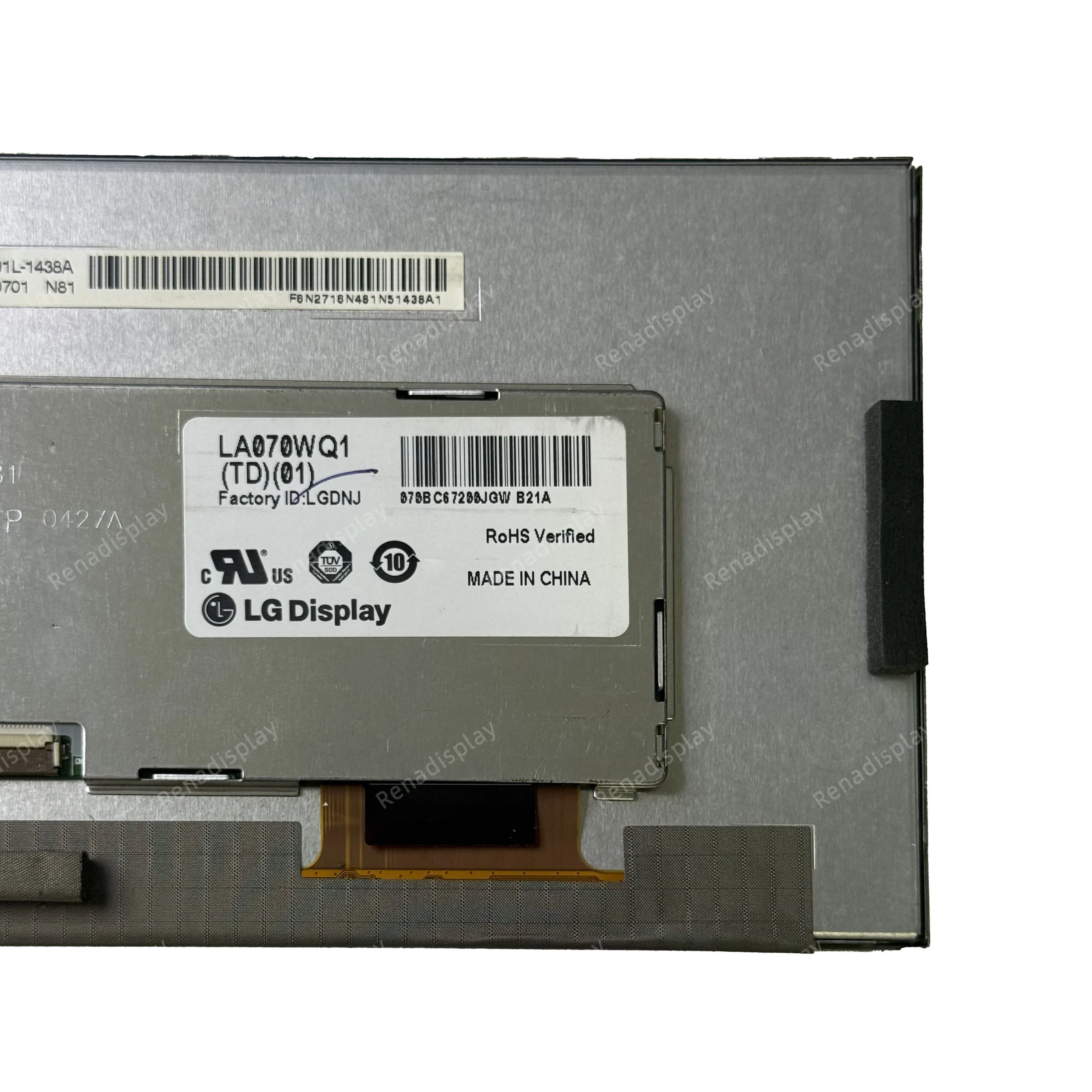 شاشة LCD 7 بوصة LA070WQ1 - TD01 لأوبل 2012 نهج 600 نافي الصوت والعلامات التجارية المتعددة للسيارات #6