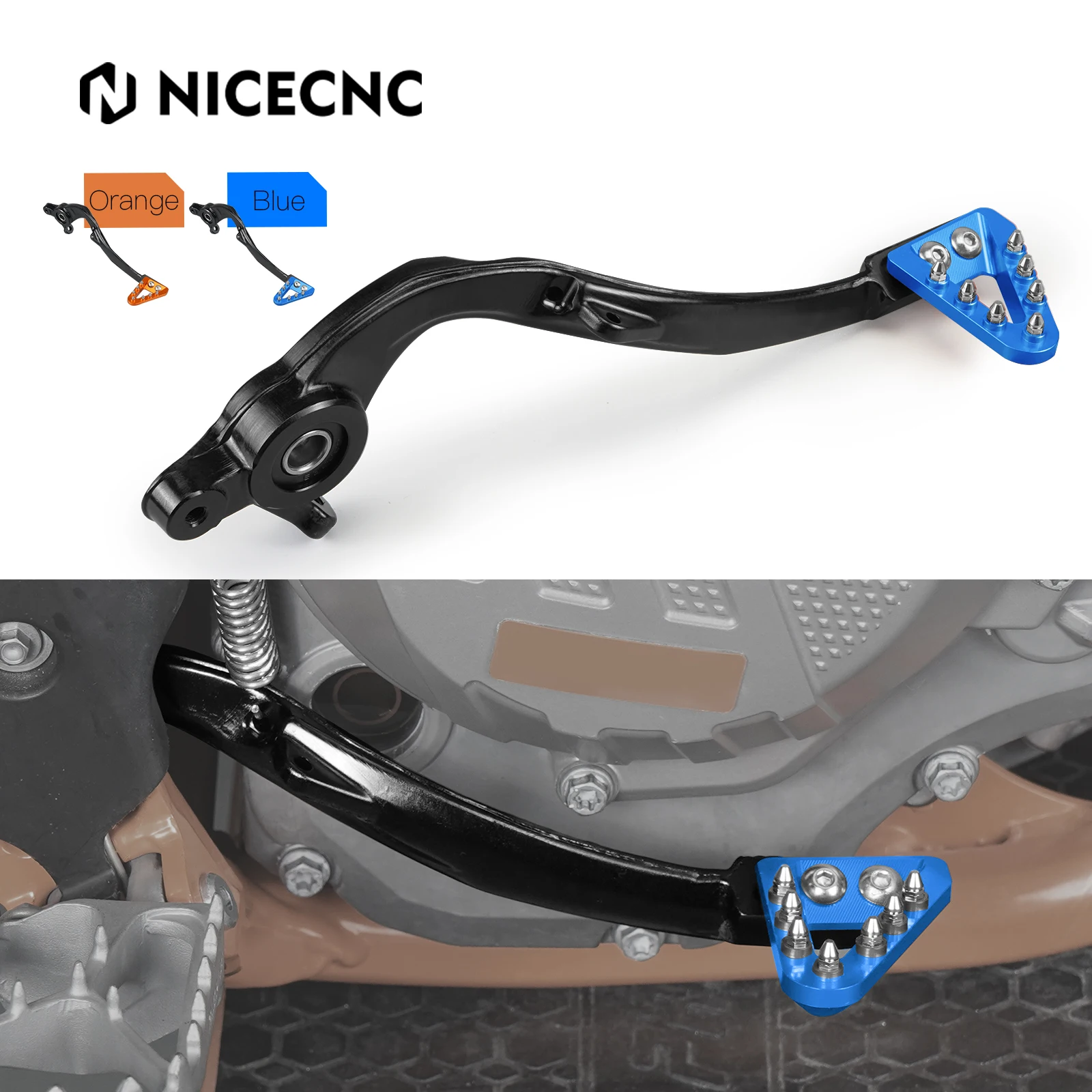 

Forged Adjustable Aluminum Brake Pedal Lever For Husqvarna 125 250 300 350 400 450 501 FE TE TEi TX FX TC FC 17-24 FC TC 2016