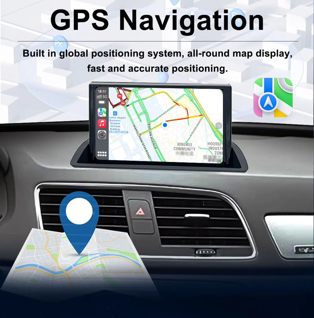 Für Audi Q3 2011 - 2018 Android 15 System BT GPS 4G WiFi 8 Zoll Auto Multimedia Video Radio Player Touchscreen Audio DSP Stereo – Detail 19