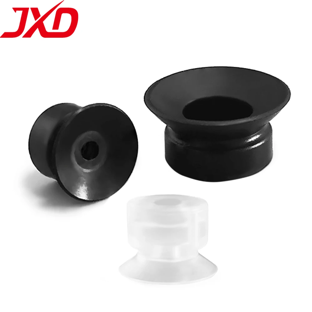 10PCS JXD Pneumatic Flat Vacuum Suction Cup PFG 5/6/8/10/15/20/25/30/35/40/50mm Industrial Pneumatic Suction Pad