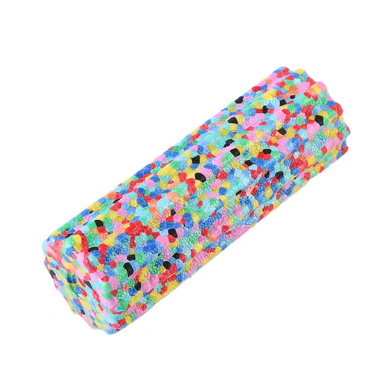 5.3x15cm Colored Yoga Foam Roller Soft Texture Durable Pilates Muscle Massager Roller Mini Yoga Column Gym Exercise Equipment