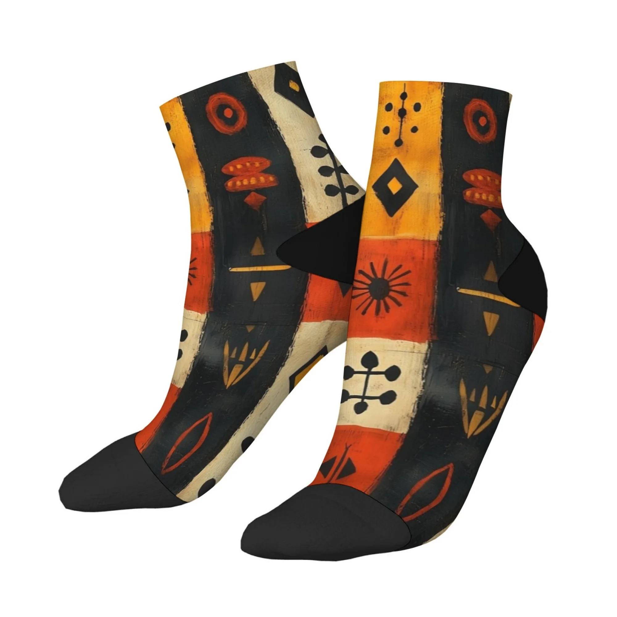 

Темный дизайн-головоломка, короткие носки из смеси полиэстера, удобные повседневные носки для женщин и мужчин, унисекс, мягкие дышащие легкие носки