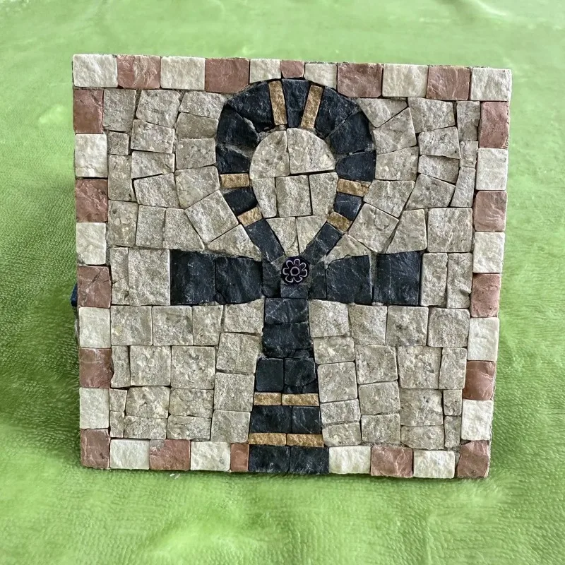 Egyptian mosaic painting, stone collage, mosaic creative handmade DIY children's material particles